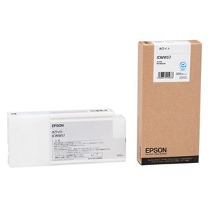 エプソン PX-W8000用 インクカートリッジ/ホワイト/350ml ICWW57