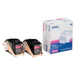 エプソン 環境推進トナー(V) LP-S7100用 マゼンタ2本パック (Mサイズ/6、500ページ×2) LPC3T18MPV