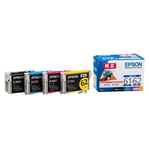 エプソン インクカートリッジ IC4CL6162(4色パック) IC4CL6162