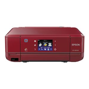 エプソン Colorio 多機能モデル EP-805AR(レッドモデル/A4/有線・無線LAN/3.5型液晶/タッチパネル&フリック操作/自動両面プリント/前面2段給紙/6色染料) EP-805AR