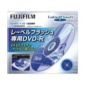 富士フイルム Labelflash専用データ用DVD-R単品 DDR47HLF16X