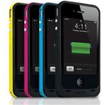 フォーカルポイントコンピュータ ≪正規輸入品≫mophie Juice Pack Plus for iPhone 4S/4 シアン MOP-PH-000011
