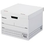 FELLOWES バンカーズボックス 703Box B4 黒(3個パック) 0970601 970601