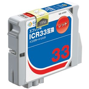 G&G G&G/EPSON/ICR33互換/レッド NIE-ICR33