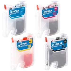 G&G INNOTECH 詰め替えインクカートリッジ SRB-LC10-4P