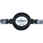 グリーンハウス 携帯用 超スリムLANケーブル(1.2m/ブラック) GH-CBM-LAN