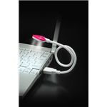 グリーンハウス USB接続ハート型LEDライト ルビーピンク GH-LED3HTM