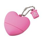 グリーンハウス ハート型USBフラッシュメモリ 2GB スイートピンク GH-UFD2GHTP