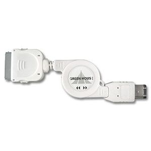 グリーンハウス 新型iPod用USB接続伸縮ケーブル GH-USB-IPODA