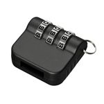 グリーンハウス USB端子物理ロック用ダイヤルロックUSBキャップ ブラック GH-USB-LOCKK