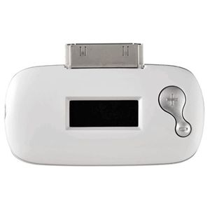 グリーンハウス iPhone・iPod用超小型FMトランスミッター 充電可能 ホワイト GH-FTC-IPODMW