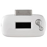 グリーンハウス iPhone・iPod用超小型FMトランスミッター 充電可能 ホワイト GH-FTC-IPODMW