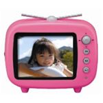 グリーンハウス 3.5型液晶搭載テレビ型フォトフレーム FMラジオ搭載 ピンク GHV-DF35TVP