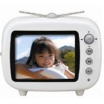 グリーンハウス 3.5型液晶搭載テレビ型フォトフレーム FMラジオ搭載 ホワイト GHV-DF35TVW