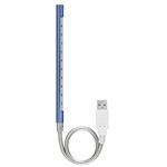 グリーンハウス LED10個搭載USB接続ライト ブルー GH-LED10FLB