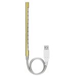 グリーンハウス LED10個搭載USB接続ライト ゴールド GH-LED10FLG