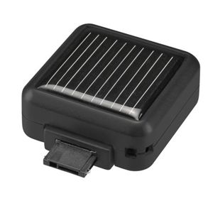 グリーンハウス 携帯用ソーラー充電器 ブラック AU用 GH-SC350-AK