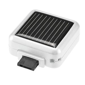 グリーンハウス 携帯用ソーラー充電器 ホワイト FOMA用 GH-SC350-FW