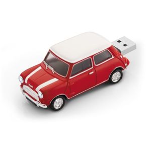 グリーンハウス USBフラッシュメモリ 4GB (MINI Cooper レッド) UFDMC-4GR - 拡大画像