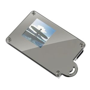 グリーンハウス 1.44型液晶搭載カード型デジタルフォトフレーム ミラー GH-DF14CM