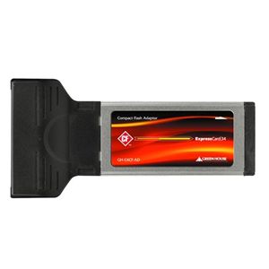 グリーンハウス ExpressCardスロット対応コンパクトフラッシュアダプタ GH-EXCF-AD