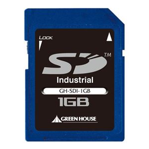 グリーンハウス 工業用SDカード インダストリアルモデル 1GB GH-SDI-1GB