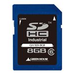 グリーンハウス 工業用SDカード インダストリアルモデル 8GB GH-SDI-8GB