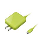 グリーンハウス AC/MicroUSB充電ケーブル グリーン GH-AC-MBG