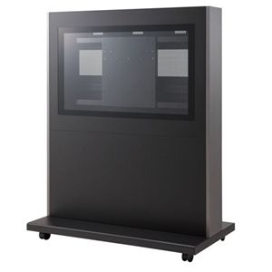 ハヤミ工産 XCシリーズ デジタルサイネージスタンド(ケーシングタイプ)横型46V型～47V型 XC-423W