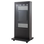 ハヤミ工産 XCシリーズ デジタルサイネージスタンド(ケーシングタイプ)縦型50V型～52V型 XC-441T