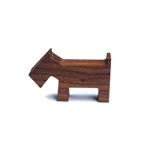 Hacoa アニマルUSBメモリ ウォールナット イヌ H910-W01