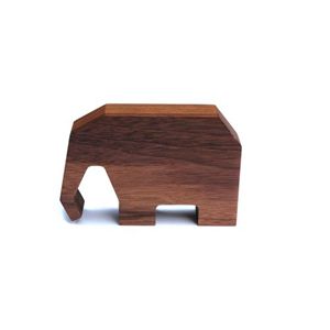 Hacoa アニマルUSBメモリ ウォールナット ゾウ H910-W03