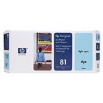 日本HP HP 81 プリントヘッド/クリーナLシアン C4954A