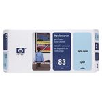 日本HP hp 83プリントヘッド/クリーナUVライトシアン C4964A