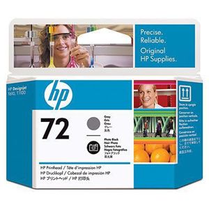 日本HP HP72 プリントヘッド グレー/フォトブラック C9380A