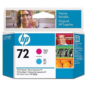 日本HP HP72 プリントヘッド マゼンタ/シアン C9383A