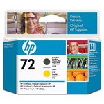 日本HP HP72 プリントヘッド マットブラック/イエロー C9384A