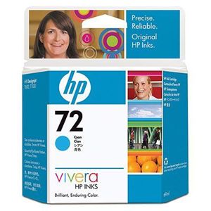 日本HP HP72 インクカートリッジ シアン(69ml) C9398A