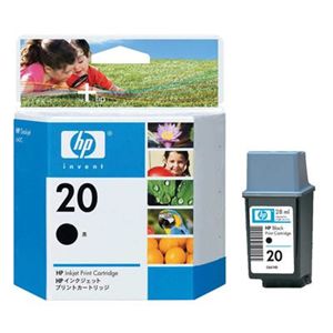 日本HP HP 20プリントカートリッジ 黒 C6614DA#007