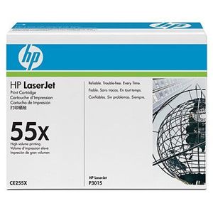 日本HP プリントカートリッジ 黒 (P3015) CE255X