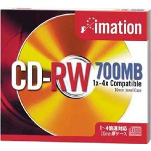 イメーション データ用書換型 CD-RW 700MB(4倍速対応) CDRW80A