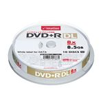 イメーション データ用追記型 DVD+R DL 8.5GB 2層(8倍速対応/フリープリントホワイトレーベル/スピンドルケース)10枚パック DVD+R8.5PWCX10S