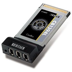 アイ・オー・データ機器 CardBUS用 IEEE1394インターフェースPCカード CB1394L