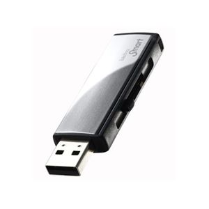 アイ・オー・データ機器 <ToteBag Smart>USB2.0対応 フラッシュメモリ 2GB(ミラーシルバー) TB-AT2G/S