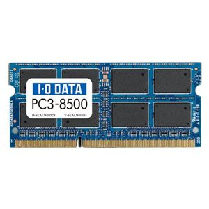 アイ・オー・データ機器 PC3-8500対応 DDR3 204ピン S.O.DIMM 2GB SDY1066-2G