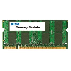アイ・オー・データ機器 PC2-5300(DDR2-667)対応 DDR2メモリー 200ピン S.O.DIMM 1GB SDX667-1GA