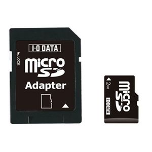 アイ・オー・データ機器 microSDカード 2GB SDMC-V2G/A - 拡大画像