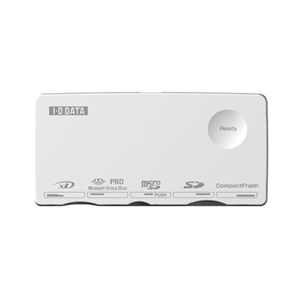 アイ・オー・データ機器 SDXC・SDHCのUHS-I高速転送対応 USB接続マルチカードリーダー・ライター ホワイト USB2-W63RW/W