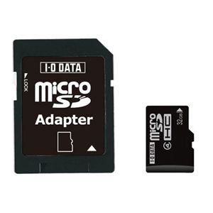 アイ・オー・データ機器 Class 4対応 microSDHCカード 32GB SDMCH-W32G/A