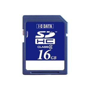 アイ・オー・データ機器 「Class 4」対応 SDHCカード 16GB SDH-W16G
